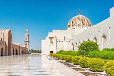 Sultan Qaboos Grand Mosque in Muscat, Oman. its Construction Finished in 2001.-Richard Yoshida-Premier Image Canvas