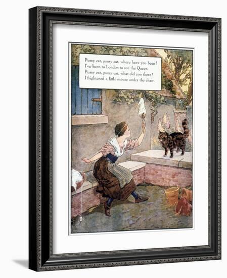 Richardson: Pussy Cat-Frederick Richardson-Framed Giclee Print