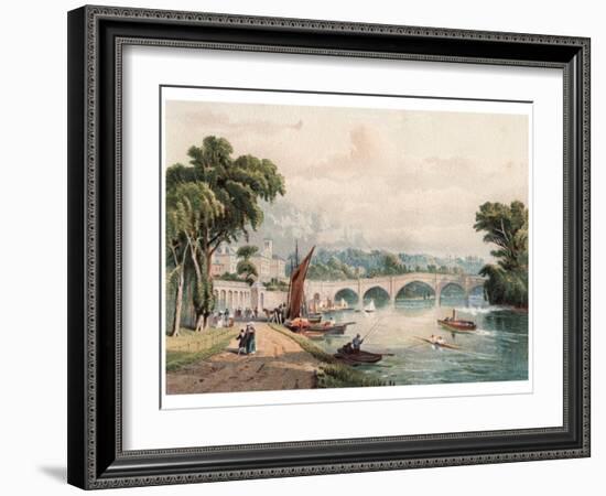 Richmond Bridge, 1880-F Jones-Framed Giclee Print