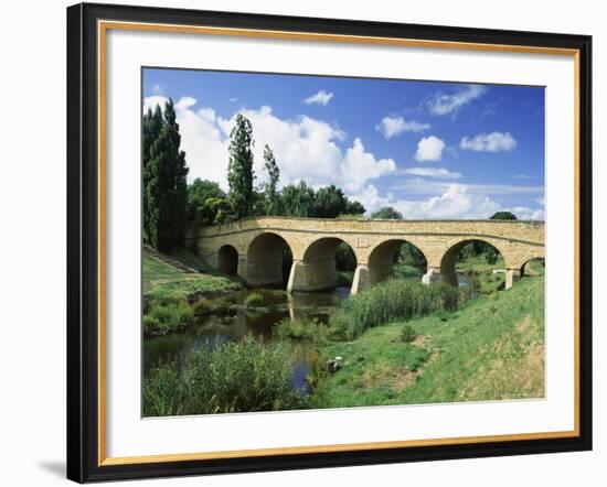 Richmond Bridge, Built in 1823, and the Oldest Road Bridge in Australia, Tasmania, Australia-G Richardson-Framed Photographic Print