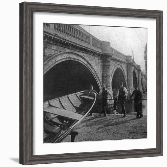 Richmond Bridge, London, Early 20th Century-null-Framed Photographic Print