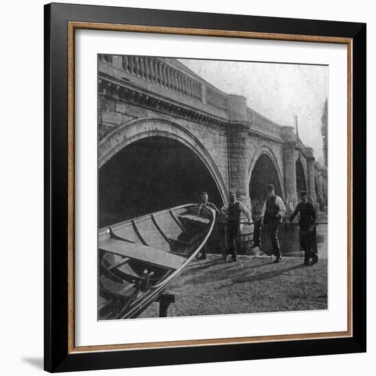 Richmond Bridge, London, Early 20th Century-null-Framed Photographic Print