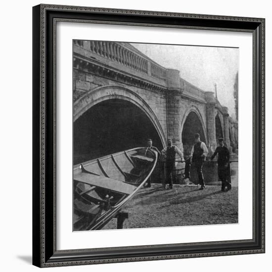 Richmond Bridge, London, Early 20th Century-null-Framed Photographic Print