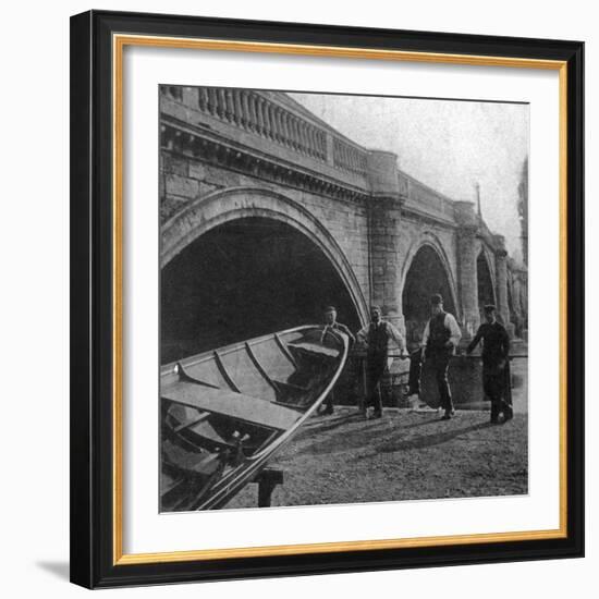 Richmond Bridge, London, Early 20th Century-null-Framed Photographic Print