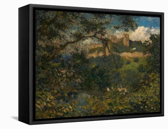 Richmond Castle Through the Trees, North Yorkshire, C.1939-Philip Wilson Steer-Framed Premier Image Canvas