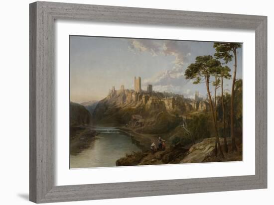 Richmond Castle, Yorkshire-James Webb-Framed Giclee Print