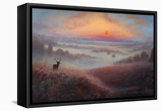 Richmond Dawn, 2021 (oil on canvas)-Lee Campbell-Framed Premier Image Canvas