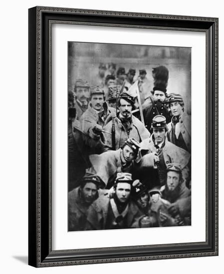 Richmond Grays, John Brown's Execution, 1859-Science Source-Framed Giclee Print