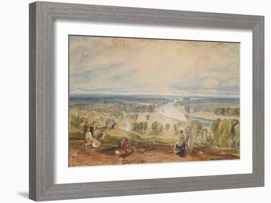 Richmond Hill, C.1825-J. M. W. Turner-Framed Giclee Print
