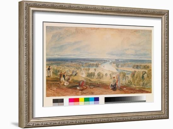 Richmond Hill, C.1825-J. M. W. Turner-Framed Giclee Print