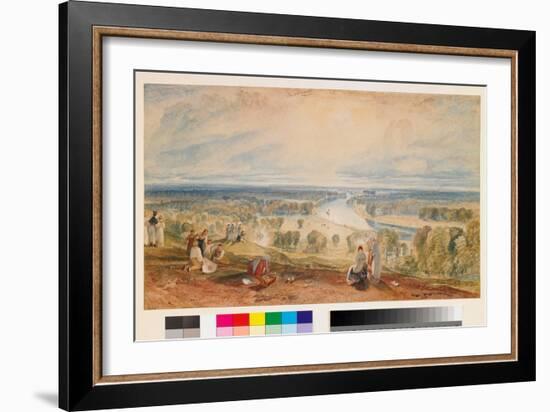 Richmond Hill, C.1825-J. M. W. Turner-Framed Giclee Print