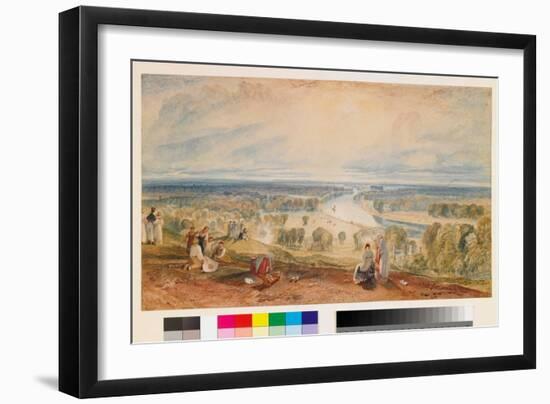 Richmond Hill, C.1825-J. M. W. Turner-Framed Giclee Print