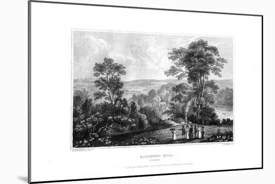 Richmond Hill, Surrey, England, 1829-J Rogers-Mounted Giclee Print