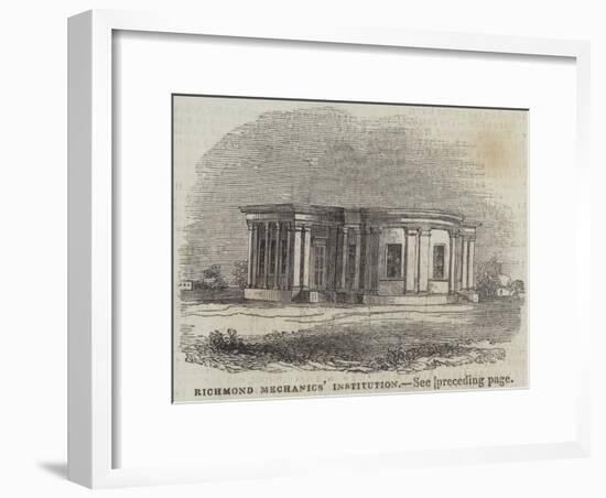 Richmond Mechanics' Institution-null-Framed Giclee Print