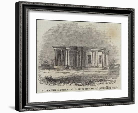 Richmond Mechanics' Institution-null-Framed Giclee Print