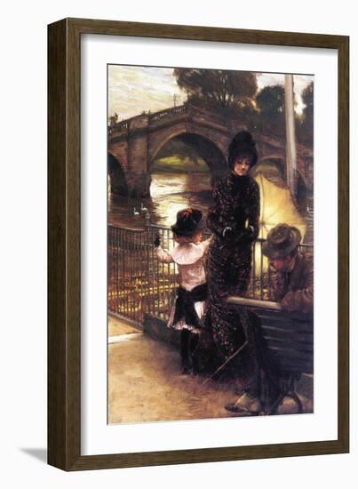 Richmond On The Thames-James Tissot-Framed Art Print