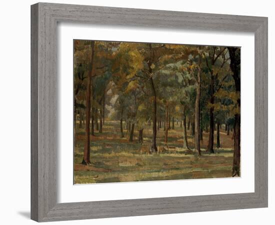 Richmond Park, 1914-Spencer Frederick Gore-Framed Giclee Print