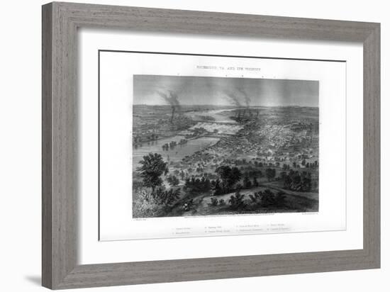 Richmond, Virginia, 1862-1867-R Hinshelwood-Framed Giclee Print