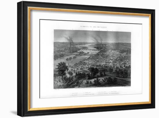 Richmond, Virginia, 1862-1867-R Hinshelwood-Framed Giclee Print