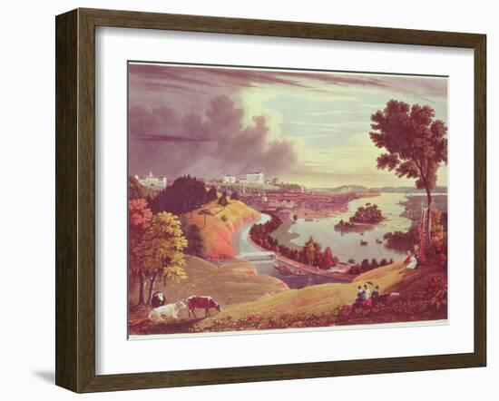 Richmond, Virginia, Engraved by William James Bennett-George Cooke-Framed Giclee Print