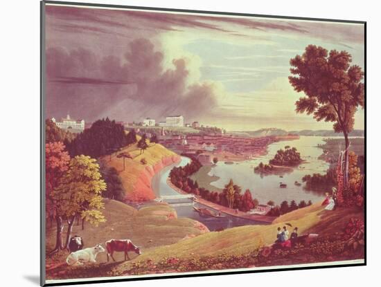 Richmond, Virginia, Engraved by William James Bennett-George Cooke-Mounted Giclee Print