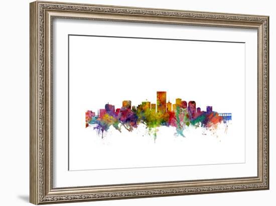 Richmond Virginia Skyline-Michael Tompsett-Framed Art Print