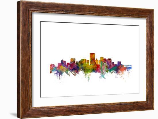 Richmond Virginia Skyline-Michael Tompsett-Framed Art Print