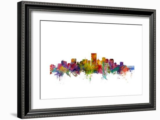 Richmond Virginia Skyline-Michael Tompsett-Framed Art Print