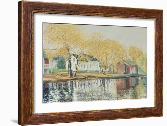 Richmondtown Pond, Richmondtown, Staten Island, 1995-Anthony Butera-Framed Giclee Print