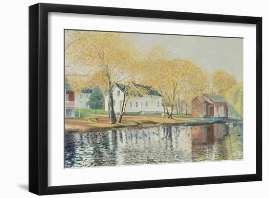 Richmondtown Pond, Richmondtown, Staten Island, 1995-Anthony Butera-Framed Giclee Print