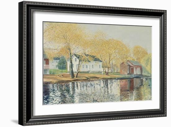 Richmondtown Pond, Richmondtown, Staten Island, 1995-Anthony Butera-Framed Giclee Print