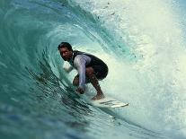 Shorebreak Waves in Waimea Bay-Rick Doyle-Photographic Print