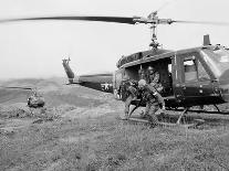Vietnam War U.S. Troops HU1 Huey-Rick Merron-Mounted Photographic Print