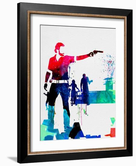 Rick Watercolor-Lora Feldman-Framed Art Print