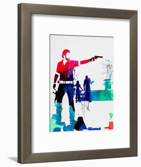 Rick Watercolor-Lora Feldman-Framed Art Print