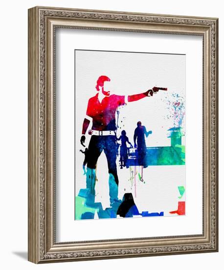 Rick Watercolor-Lora Feldman-Framed Art Print