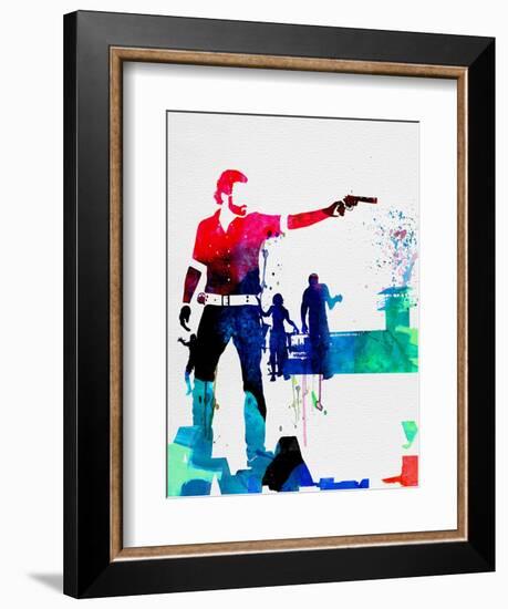 Rick Watercolor-Lora Feldman-Framed Art Print