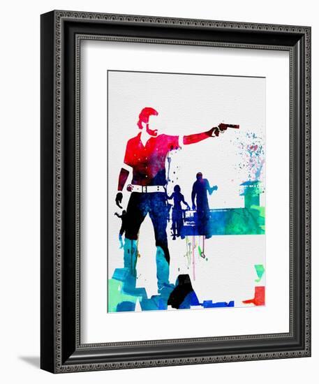 Rick Watercolor-Lora Feldman-Framed Art Print