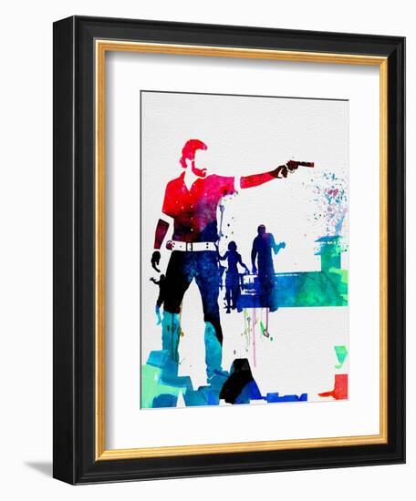 Rick Watercolor-Lora Feldman-Framed Art Print