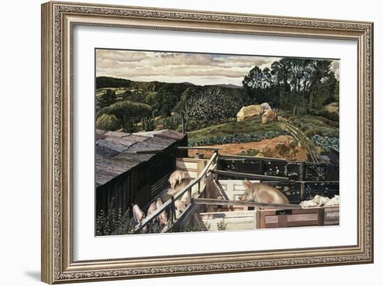 Rickett's Farm, Cookham Dene-Stanley Spencer-Framed Giclee Print
