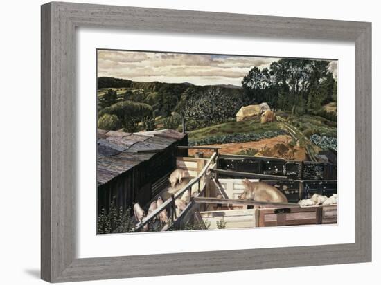 Rickett's Farm, Cookham Dene-Stanley Spencer-Framed Giclee Print