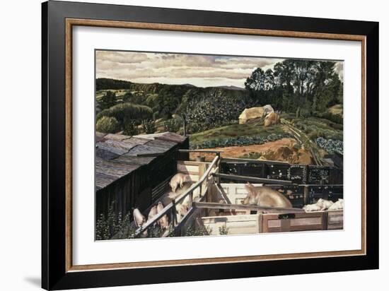 Rickett's Farm, Cookham Dene-Stanley Spencer-Framed Giclee Print