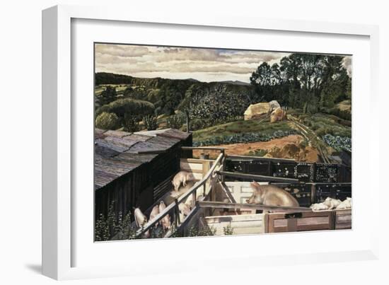 Rickett's Farm, Cookham Dene-Stanley Spencer-Framed Giclee Print