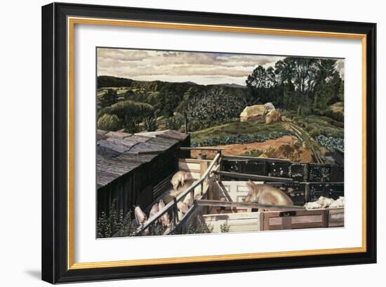 Rickett's Farm, Cookham Dene-Stanley Spencer-Framed Giclee Print