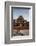 Rickshaw Rider Resting Outside the Ornate Albert Hall Museum in the City of Jaipur, India-Martin Child-Framed Photographic Print