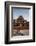 Rickshaw Rider Resting Outside the Ornate Albert Hall Museum in the City of Jaipur, India-Martin Child-Framed Photographic Print