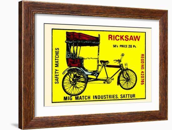 Rickshaw-null-Framed Art Print