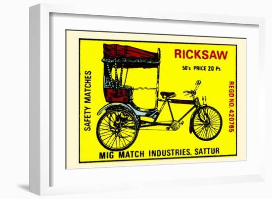 Rickshaw-null-Framed Art Print