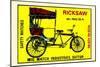 Rickshaw-null-Mounted Art Print