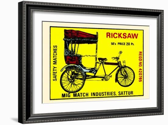 Rickshaw-null-Framed Art Print